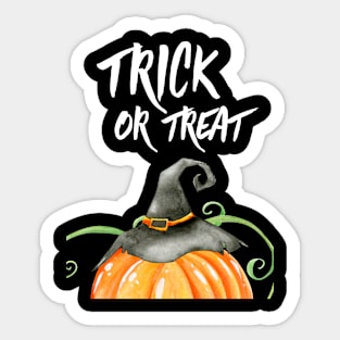 Trick or treat Sticker